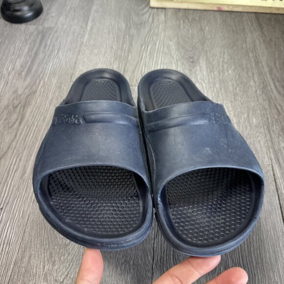 Birki\'s Birkenstock Pacific Navy Molded EVA Slide Sandals Size 43 10-10.5 main image 4